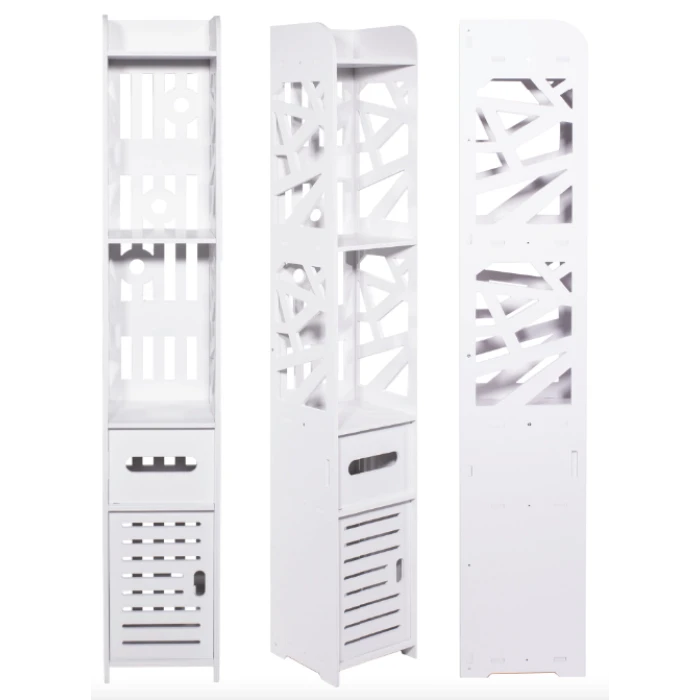 Пенал-шкаф Leobert Cubic для ванны 120см напольный