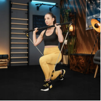 Палиця гімнастична з еспандерами Trex Sport TX-023TS 14-74кг