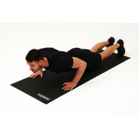 Килимок (мат) для фітнесу та йоги York Fitness 0,3см чорний