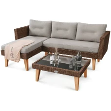 Комплект меблів для саду Di Volio Imola коричневий