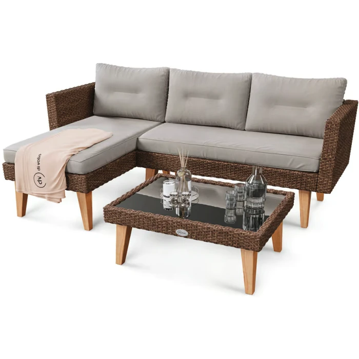 Комплект мебели для сада Di Volio Imola коричневый