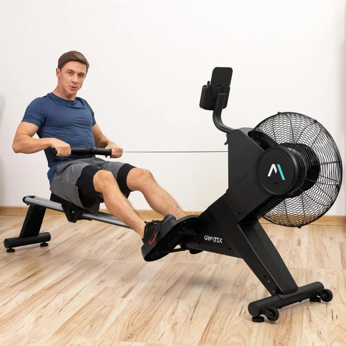 Гребний тренажер Gymtek XR2000 електромагнітний з аеродинамічним навантаженням