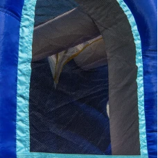 Надувний Аквапарк Costway Slide 6-в-1 з гіркою для скелелазіння (без вентилятора)