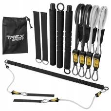 Палка гимнастическая с эспандерами Trex Sport TX-023TS 14-74кг