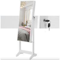 Напольное зеркало-шкаф Leobert Inessa белый