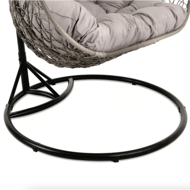 Підвісне крісло-кокон Di Volio Foggio двомісне сірий