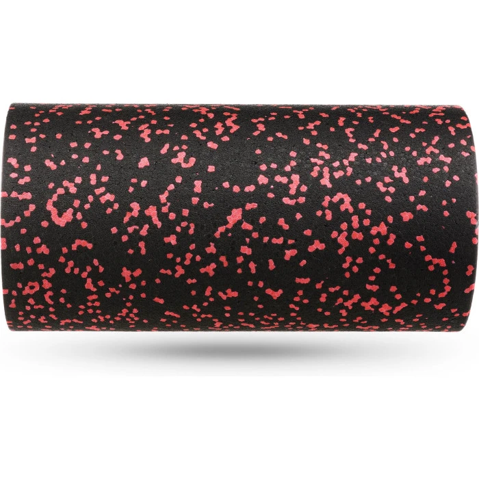 Масажний ролик Gymtek для йоги та фітнесу EPP 30*15см чорно-червоний