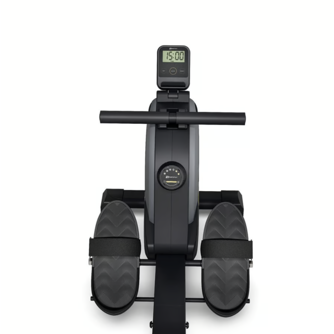 Гребний тренажер Hop-Sport HS-080R Aspen магнітний чорно-золотистий