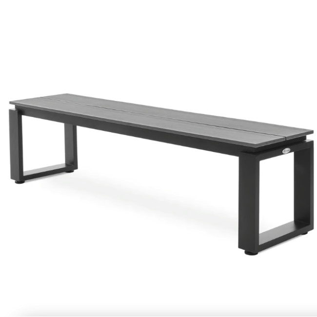 Садовая скамейка (на кладбище) Di Volio Pisa 160см серый