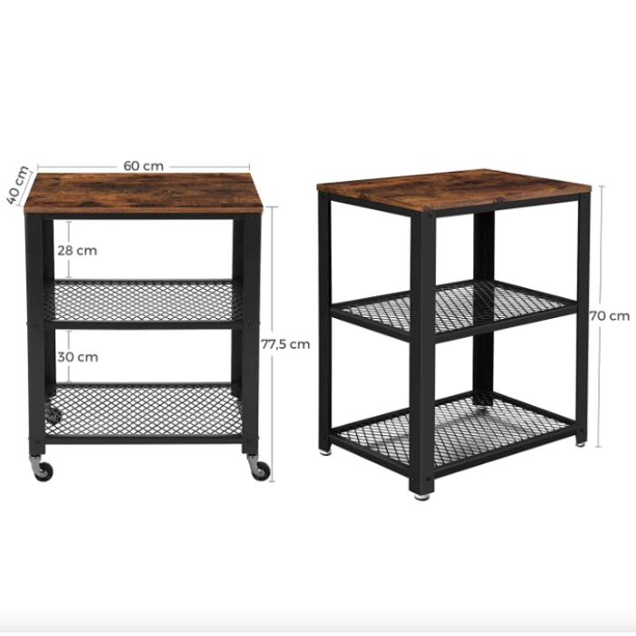 Стелаж Leobert Flash на колесах в стилі Loft