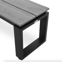 Садовая скамейка (на кладбище) Di Volio Pisa 160см серый