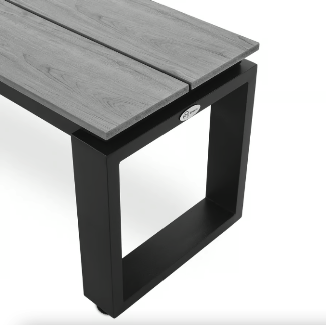 Садовая скамейка (на кладбище) Di Volio Pisa 160см серый