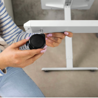 Компьютерный стол с регулируемой высотой Di Volio Rapalo белый