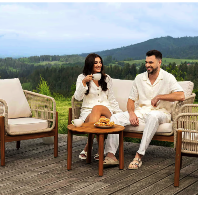 Комплект садовой мебели Di Volio Deli бежево-кремовый