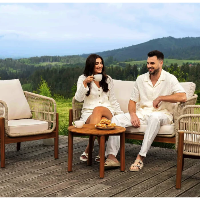 Комплект садовой мебели Di Volio Deli бежево-кремовый