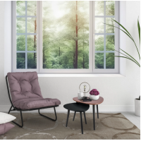 Комплект журнальных столиков Jumi Sinsey коричнево-черный