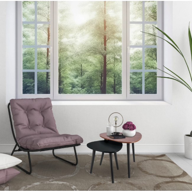 Комплект журнальных столиков Jumi Sinsey коричнево-черный