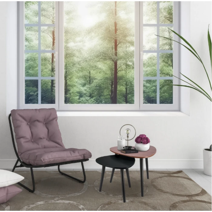 Комплект журнальных столиков Jumi Sinsey коричнево-черный