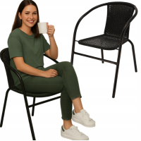 Садовое кресло Jumi Bistro New черный