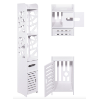 Пенал-шкаф Leobert Cubic для ванны 120см напольный