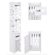 Пенал-шкаф Leobert Cubic для ванны 120см напольный