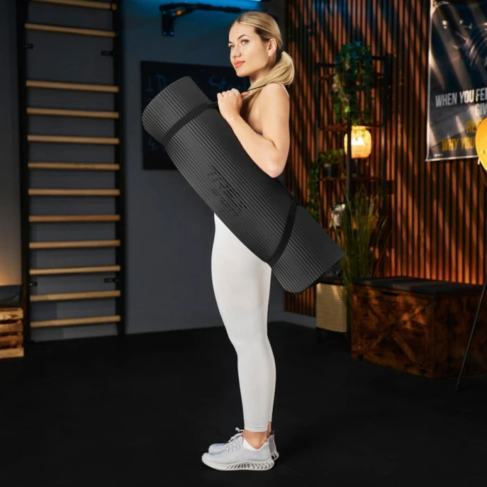 Коврик для йоги Trex Sport TX-029NGM NBR 2см 190х80 черный