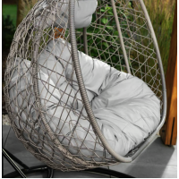 Підвісне крісло-кокон Di Volio Foggio двомісне сірий