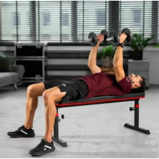 Лавка тренувальна Hop-Sport HS-1025 Pro для жиму горизонтальна регульована