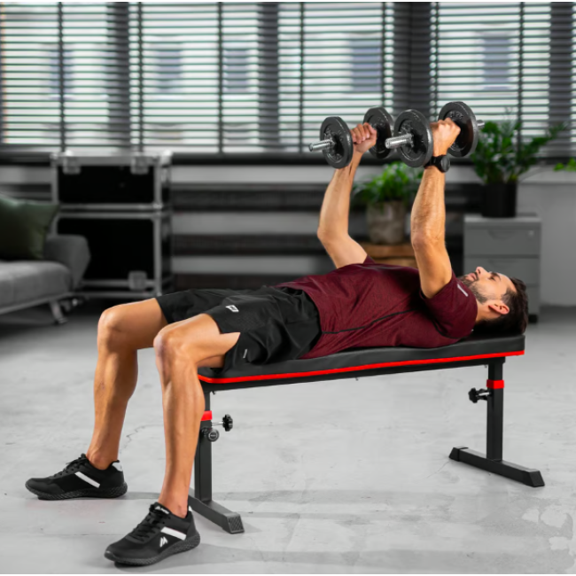 Лавка тренувальна Hop-Sport HS-1025 Pro для жиму горизонтальна регульована