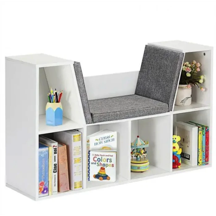 Шкаф-органайзер Costway Kinder с подушкой для сидения