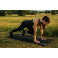 Килимок (мат) для фітнесу та йоги York Fitness 0,3см чорний