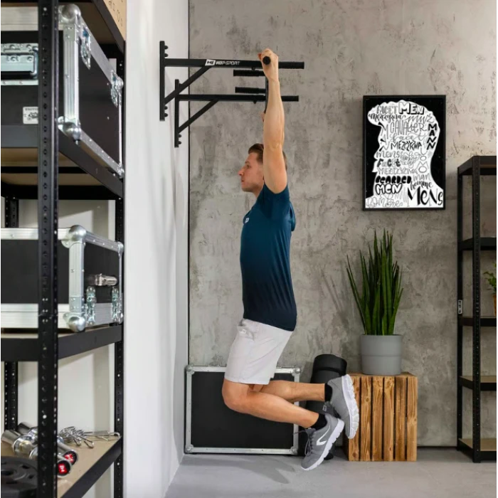 Турник настенный Hop-Sport HS-2004K с перчатками