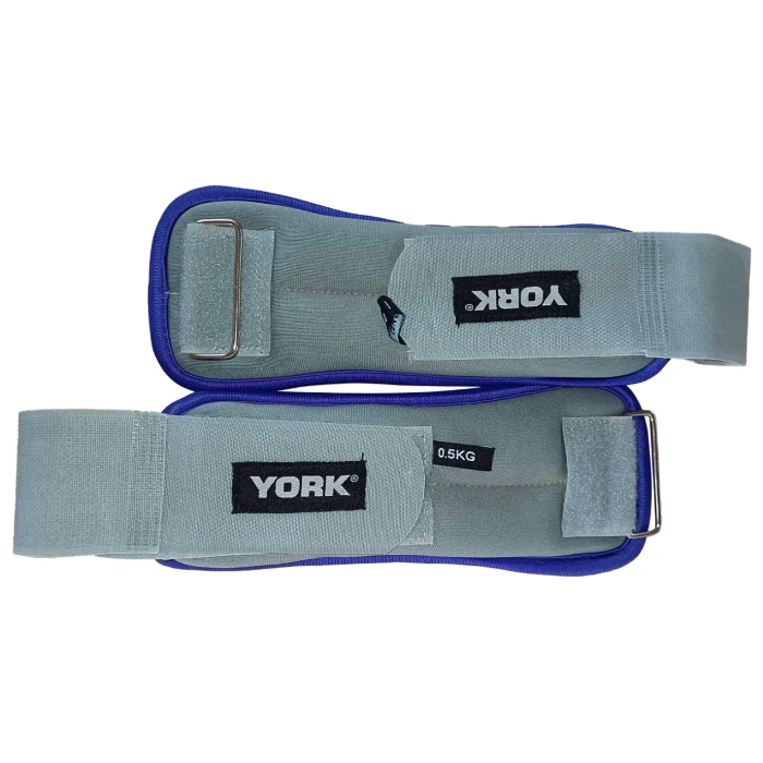 Обважнювачі York Fitness Soft для рук і ніг 2х0,5кг сірий