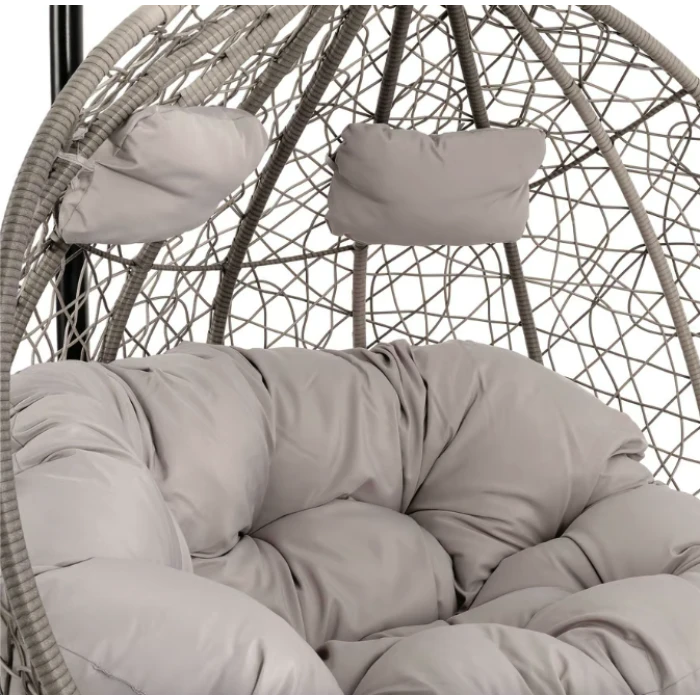 Подвесное кресло-кокон Di Volio Foggio двухместное серый