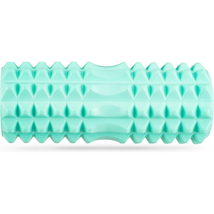 Масажний ролик Gymtek для йоги та фітнесу EVA 33*11см м'ятний