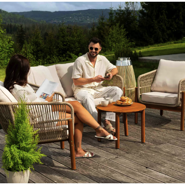 Комплект садовой мебели Di Volio Deli бежево-кремовый