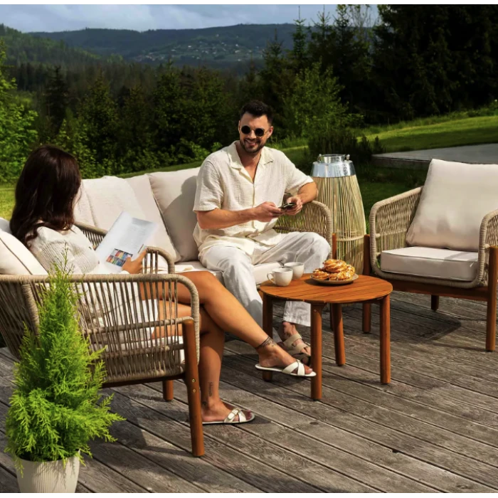 Комплект садовой мебели Di Volio Deli бежево-кремовый