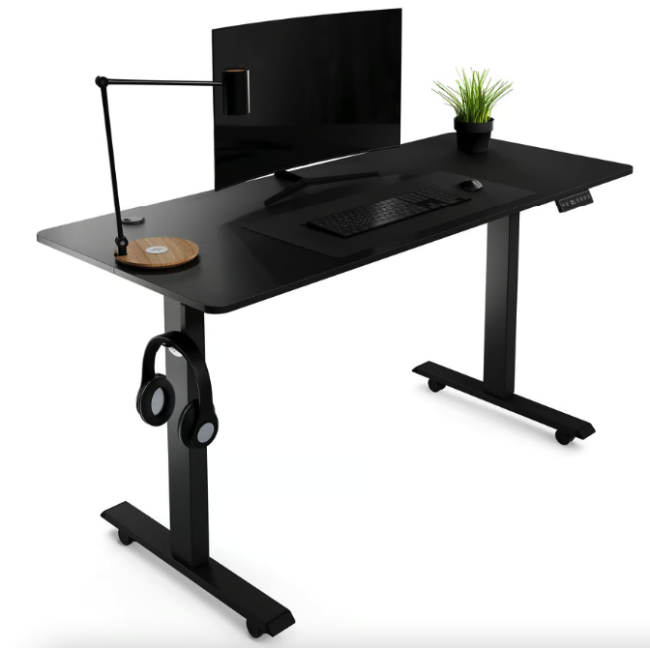 Компьютерный стол с регулируемой высотой Di Volio Biago черный