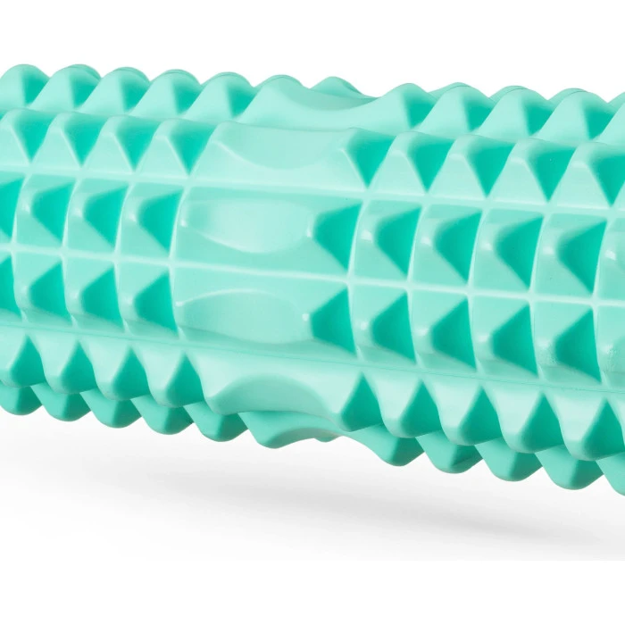 Масажний ролик Gymtek для йоги та фітнесу EVA 33*11см м'ятний