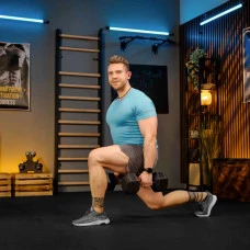 Гантеля шестигранная прорезиненная TX-175RD Trex Sport 17,5кг