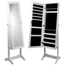 Підлогове дзеркало-шафа Chomik VICTORIA білий