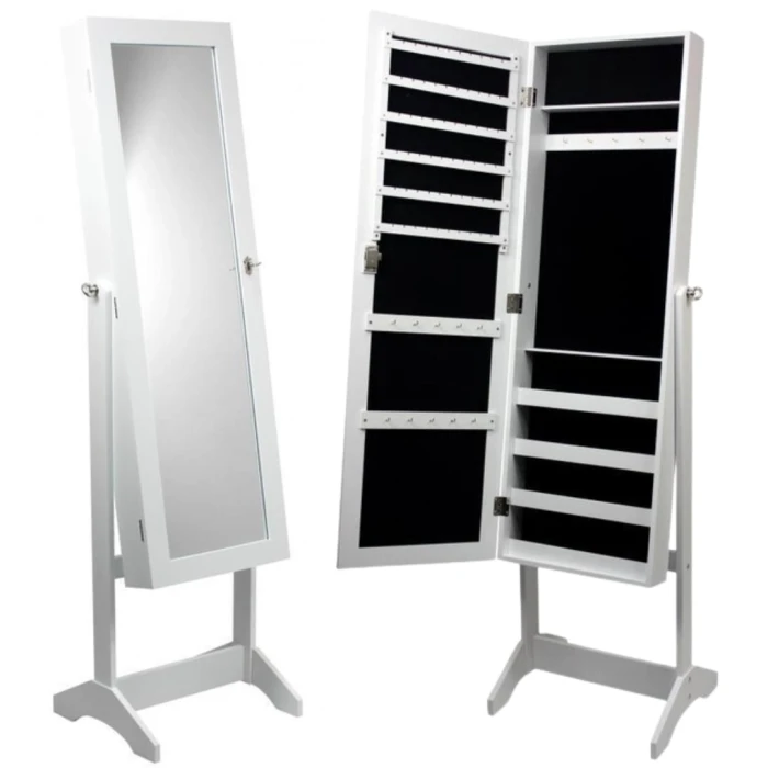 Підлогове дзеркало-шафа Chomik VICTORIA білий