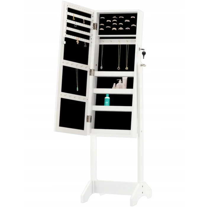 Підлогове дзеркало-шафа Chomik VICTORIA білий