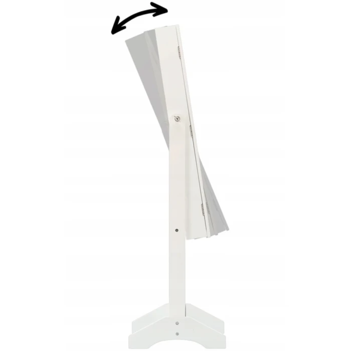 Підлогове дзеркало-шафа Chomik VICTORIA білий