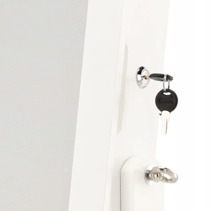 Підлогове дзеркало-шафа Chomik VICTORIA білий