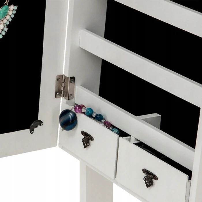 Підлогове дзеркало-шафа Chomik VICTORIA білий