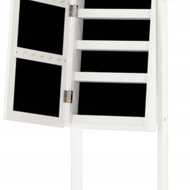 Напольное зеркало-шкаф Chomik VICTORIA белый