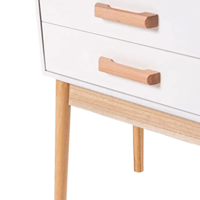 Тумба приліжкова Chomik AVESTA на два ящики у скандинавському стилі