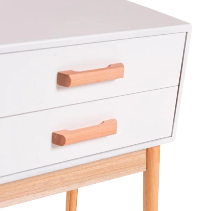 Тумба приліжкова Chomik AVESTA на два ящики у скандинавському стилі