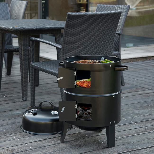 Гриль-барбекю Chomik Garden Line DREVOS 3 в 1